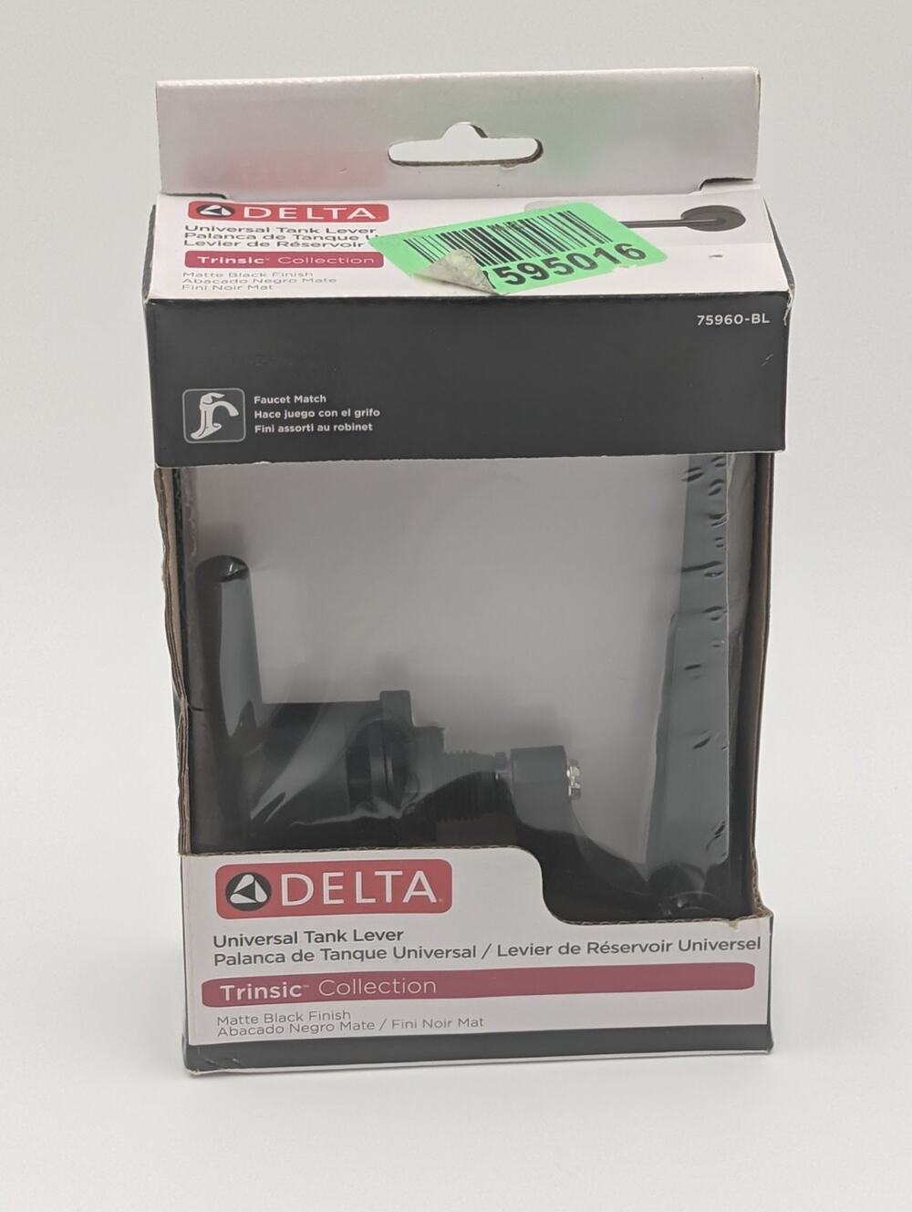 Genuine Delta 75960-BL Trinsic Collection Universal Tank Lever Matte Black New
